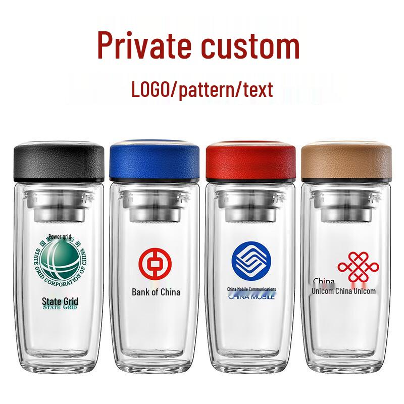 BST Double-Wall Borosilicate Glass Tea Infuser Bottle