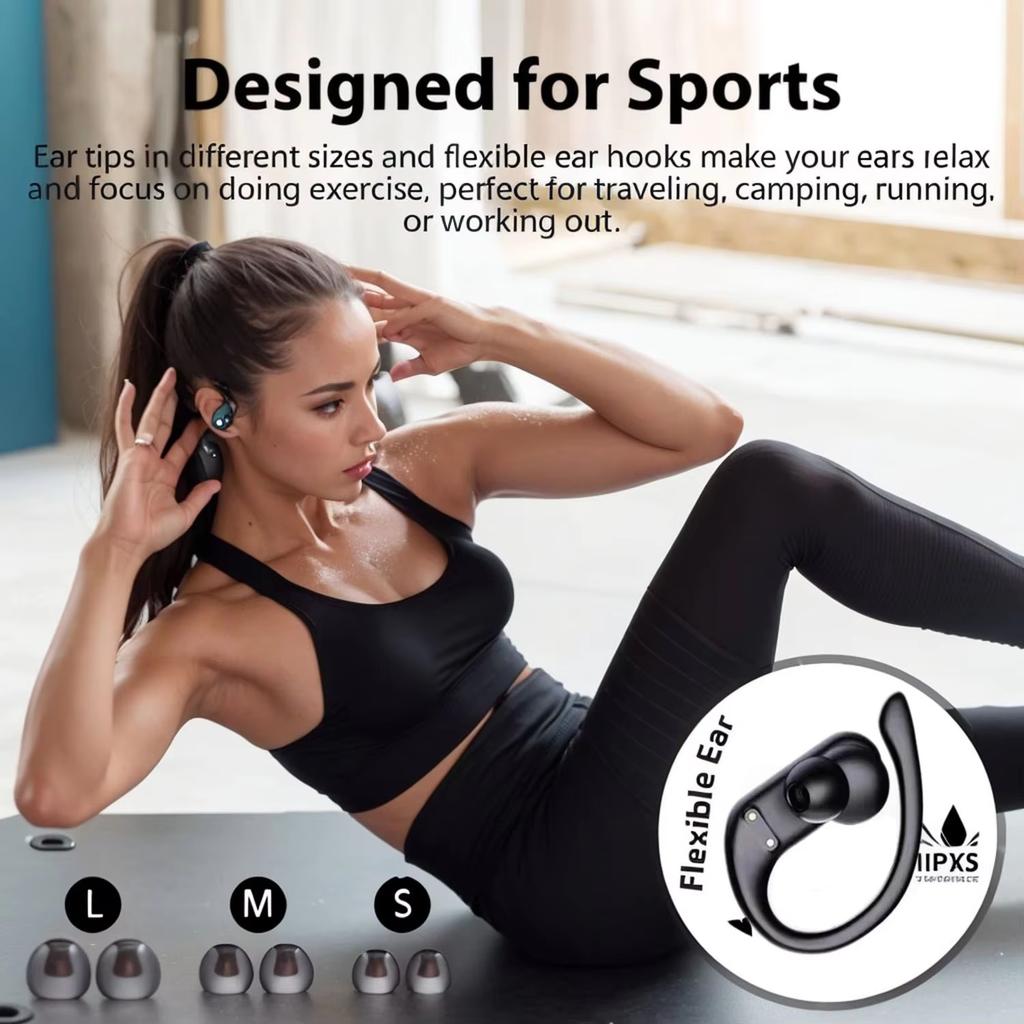 Xiaomi A520 Wireless Bluetooth Earbuds Ultra Light Mini Touch Control Headphones Stereo Sound Sweatproof Design for Sports Daily Use