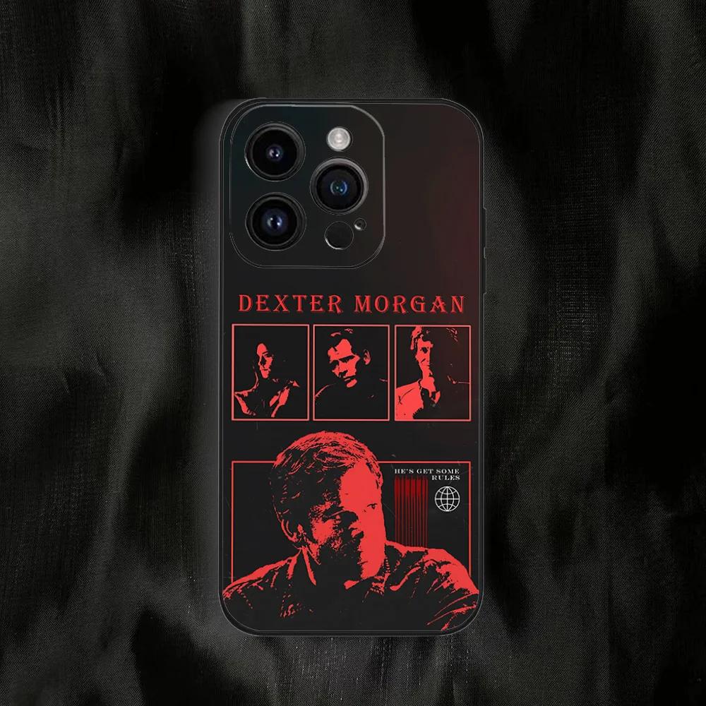 

Чехол для телефона Декстер Морган для iPhone 17 16 15 11 12 14 13 Pro Max Mini X XS XR 7 Plus 17E Air Ударопрочный силиконовый чехол Fundas iPhone 12 Pro Max