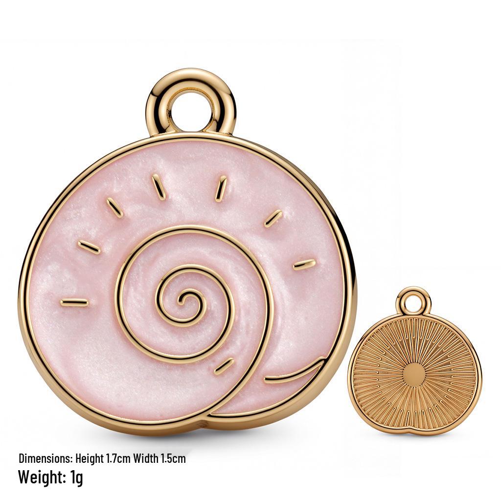 Colorful Alloy Ocean Charm Pendant for DIY Bracelets & Keychains