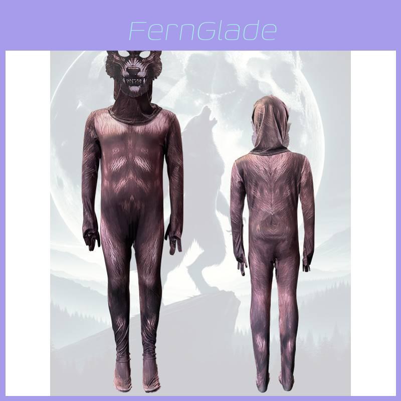 Werewolf Cosplay Costume For Stage Performance In Milk Silk For All Genders Aged 17 And Under
