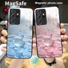 Gradient Pink Gourd For Samsung S25 S25 Edge S25Ultra S8 9 10 20 S21 Pro 22 Plus S23 FE S24 Ultra Magsafe Glass Phone Case