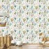 Wild Flowers with Butterflies Wallpaper for Living Room and Bedroom 50x1000
