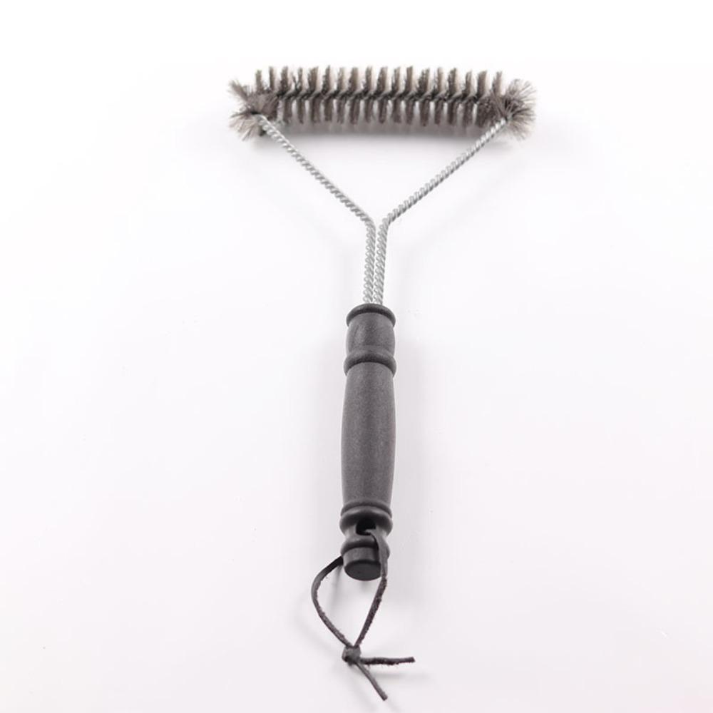 Barbecue Grill BBQ Brush Clean Tool Grill Accessories Stainless Steel Bristles Non-stick Cleaning Brushes Barbecue Accessories