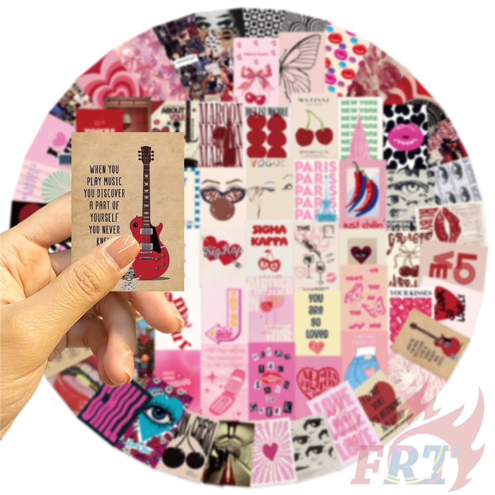 100 Stück/Set Downtown Y2K Girls Art Series 03 Mini-Poster-Aufkleber DIY Mode-Abziehbilder Aufkleber