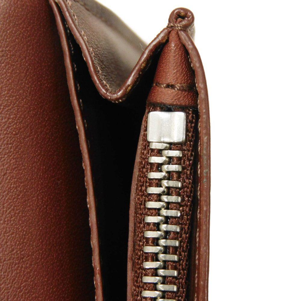 Used 12564 Portefeiulle Braza M61195 7940 New V Mark V Logo Bifold Brown Cuir Ombre Acajou Men's from Japan AUTHENTIC