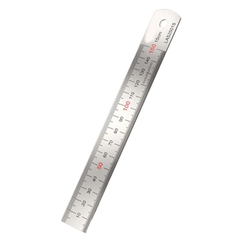 

Heavy Duty 2Cr13 Steel Measuring Ruler Device Featuring Safe Corners 15/20/30/50/100cm For Students And Craftsmen Drawing