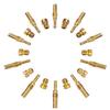 200Pcs Carburetor Main Jet Kit & 200Pcs Slow/Pilot Jet For PWK Keihin OKO CVK PWM NSR KSR PWM Motorcycle Carburetor-AU62