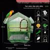 Luxury Home Villa Bird Cage for Small Parrots and Budgies - New Design with Embroidered Eye Pearl and Free Shipping.