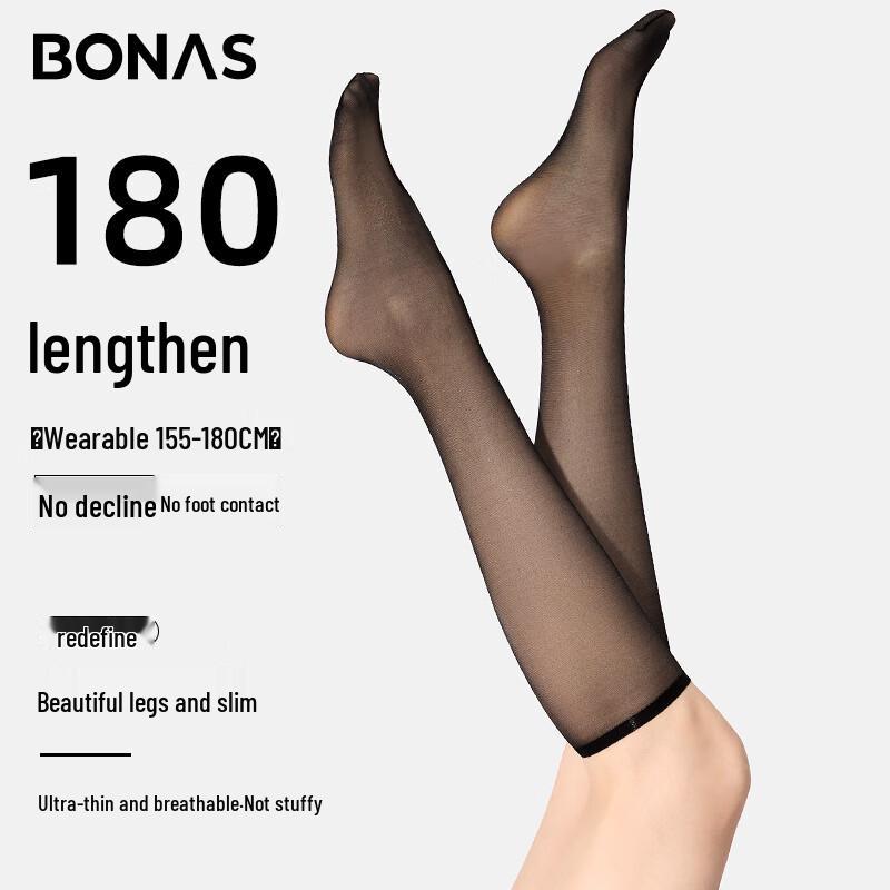 Bonas Women's Ultra-Thin Sheer Over-the-Knee & Mid-Calf Stockings