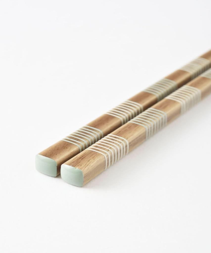 BRUNO Colored Thread-Wrapped Chopsticks, Green, No Size, 01834558