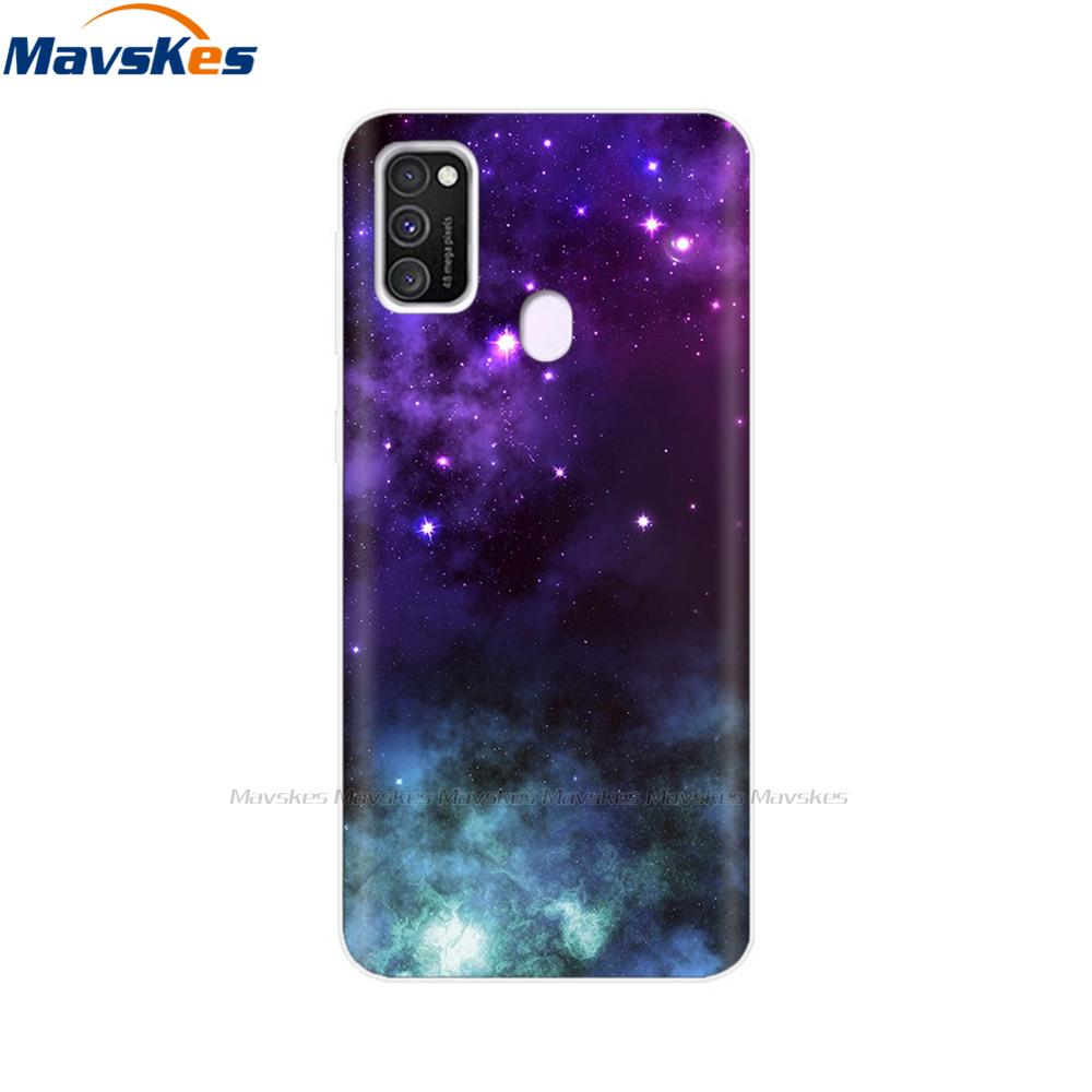 For Samsung Galaxy M21 Case Back Cover Soft Silicone TPU Phone Case For Samsung Galaxy M20 M21 M30 M30s M31 Case Cover Bumper