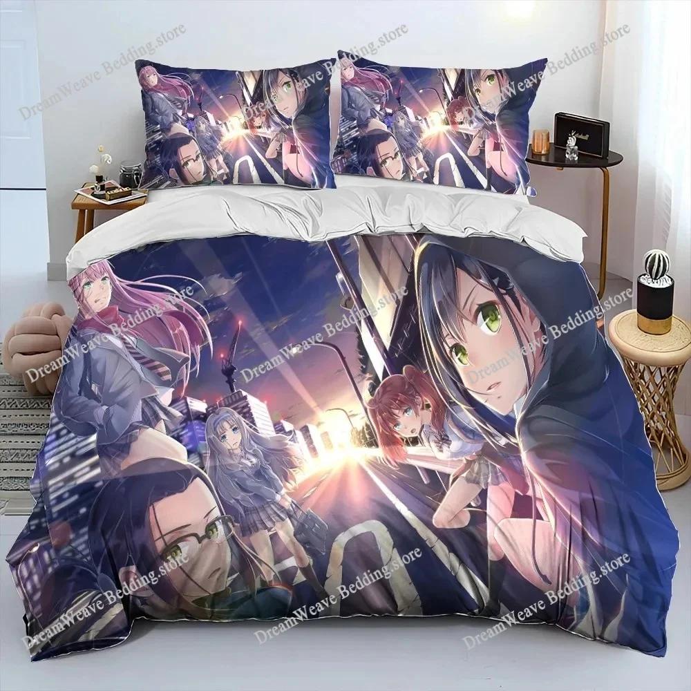 Zero Two (Darling in The FranXX) 002 Bedding Set Single Twin Full Queen King Size Bed Set Aldult Kid Bedroom Duvet Cover Sets