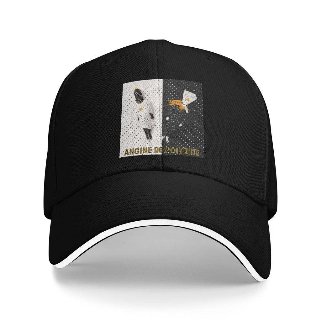 Angine De Poitrine Band Baseball Caps Hip Hop Sandwich Hats Unisex Breathable Sun Cap Workouts