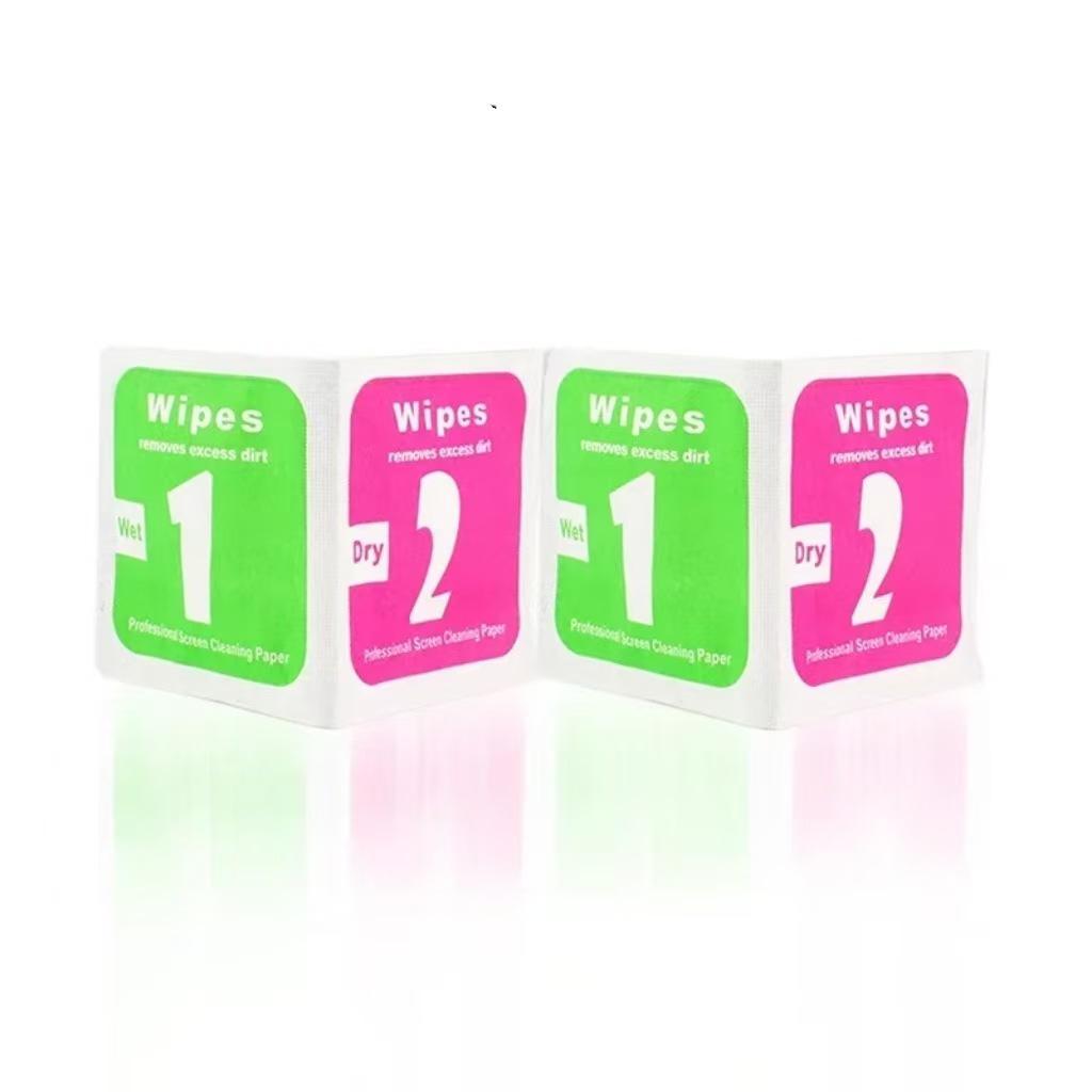 Alcohol Wipes & Cleaning Tools for Phone: Disinfection, Sterilization, Dust Removal Stickers, Tempered Film, Wet & Dry Screen Wipes