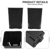 Plastic Square Plant Pots for Balcony and Patio with Efficient Drainage and Stackable Construction for Organized Storage