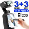 For DJI OSMO Pocket 4 Tempered Glass Film Screen Protector Hardness Anti-Scratch Lens Camera Film for DJI Pocket 4 Camera Films