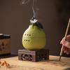 New Creative Fruit Pear Incense Burner Household Indoor Aromatherapy Burner Sandalwood Burner Pan Incense Burner Ceramic Ornament