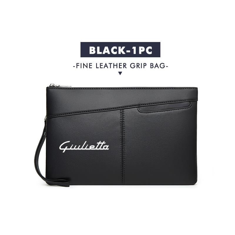 

Leather Car Handbag Business Fashion Men s Clutch Storage Bag For Alfa Romeo Giulietta 940 2010-2014 2015 2016 2017