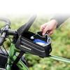 Cycling accessories Cycling Bag Top Frame Tube Bag with Sun-Visor Bicycle Bag Touch Screen Phone Case Bike Accessories MTB Road Bike Bag Waterproof