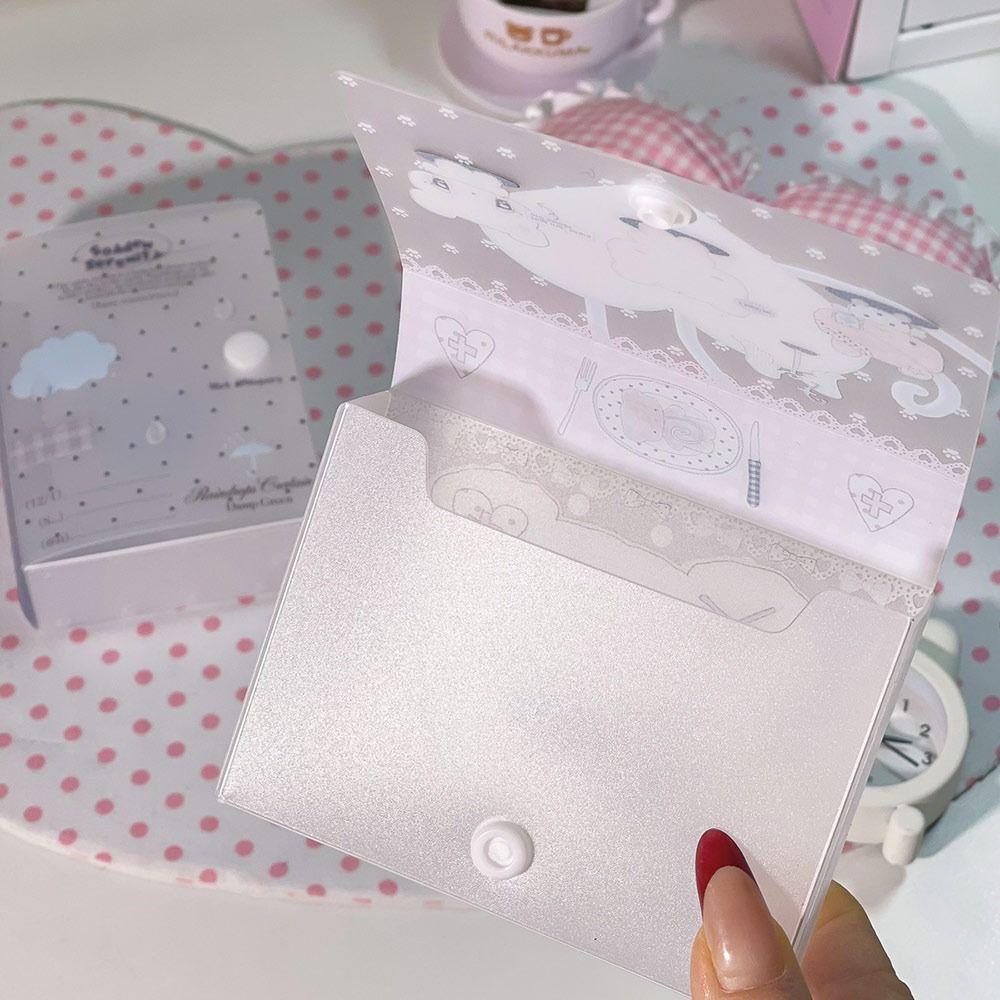 Jewelry Container Storage Box Frosted Texture Cards Box Cute Collection Box  for Storing Jewelry