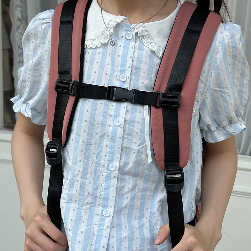 College Style Student Schoolbag Women's Color Block Backpack Computer Backpack