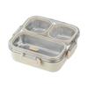Auslaufsichere Brotdose für Kinder Erwachsene Compartmented Edelstahl Tragbare Bento Bunch Box Luftdicht Geruchsdicht Lunchbox Arbeiter