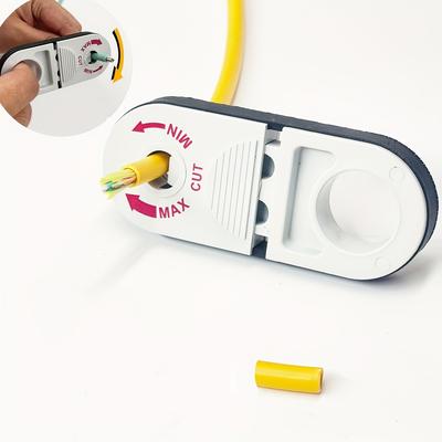 Universal Wire Stripper for Cat5e Cat6 Cat6a Cat7 Cat8 Network Cables, Telephone Wire & Coaxial Cable, Professional Network