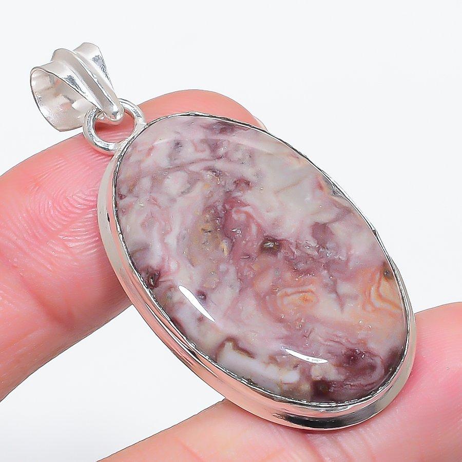 

Natural Dolomite Gemstone 925 Sterling Silver Jewelry Pendant 1.97 i6E10