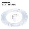 ACROPIX Fiber Optic Cable Skirt Side Glow Car Light Decoration Universal 3mm 2.5M Clear 1pcs