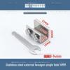 Punch-Free Child Safety Window Lock for Sliding Windows and Doors