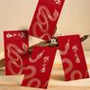 10Pcs Year of The Snake Lucky Money Bag Paper Good Lucky Red Packets  Wedding Birthday