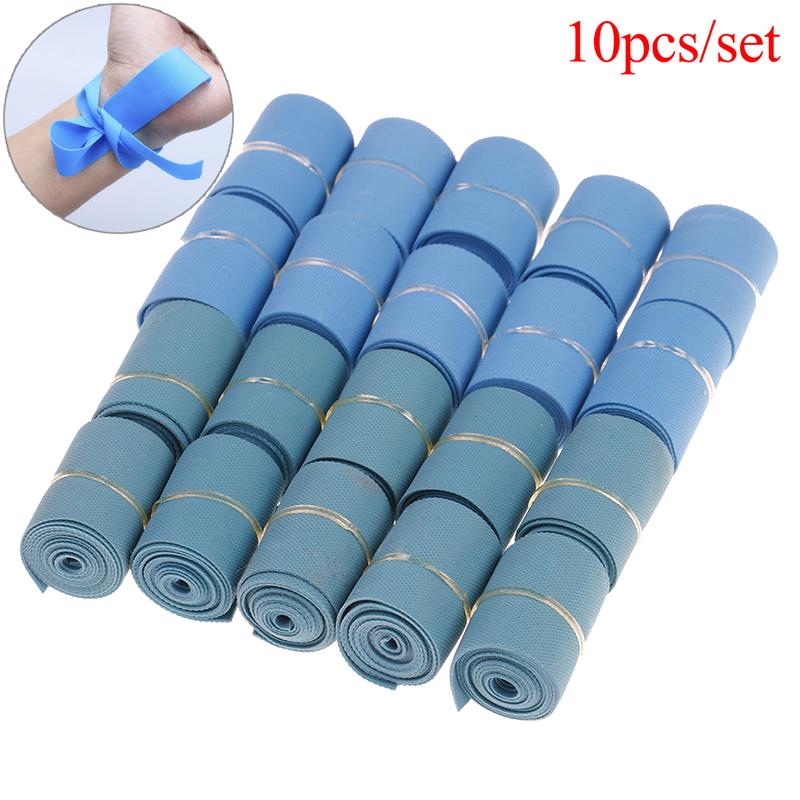 10 X Erste-Hilfe-Materialien Latex Medizinisches Tourniquet Outdoor Notfall-Notwendigkeiten