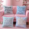 Encouraging Text Cushion Cover Soft Short Plush Double-Sided Printing Home Decor Machine Washable Pillow Case Gift