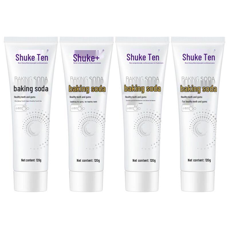 Shuke Baking Soda Ocean Mint Toothpaste (4-Pack)