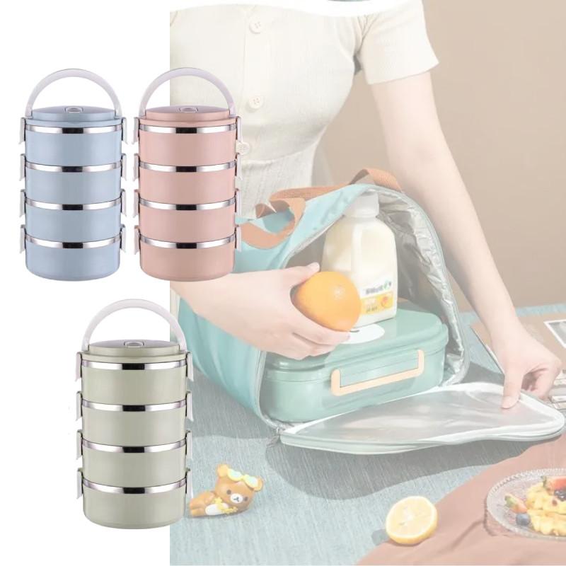 Steel Stainless Bento Container Large Capacity Adults Gifting Supplies Kitchen