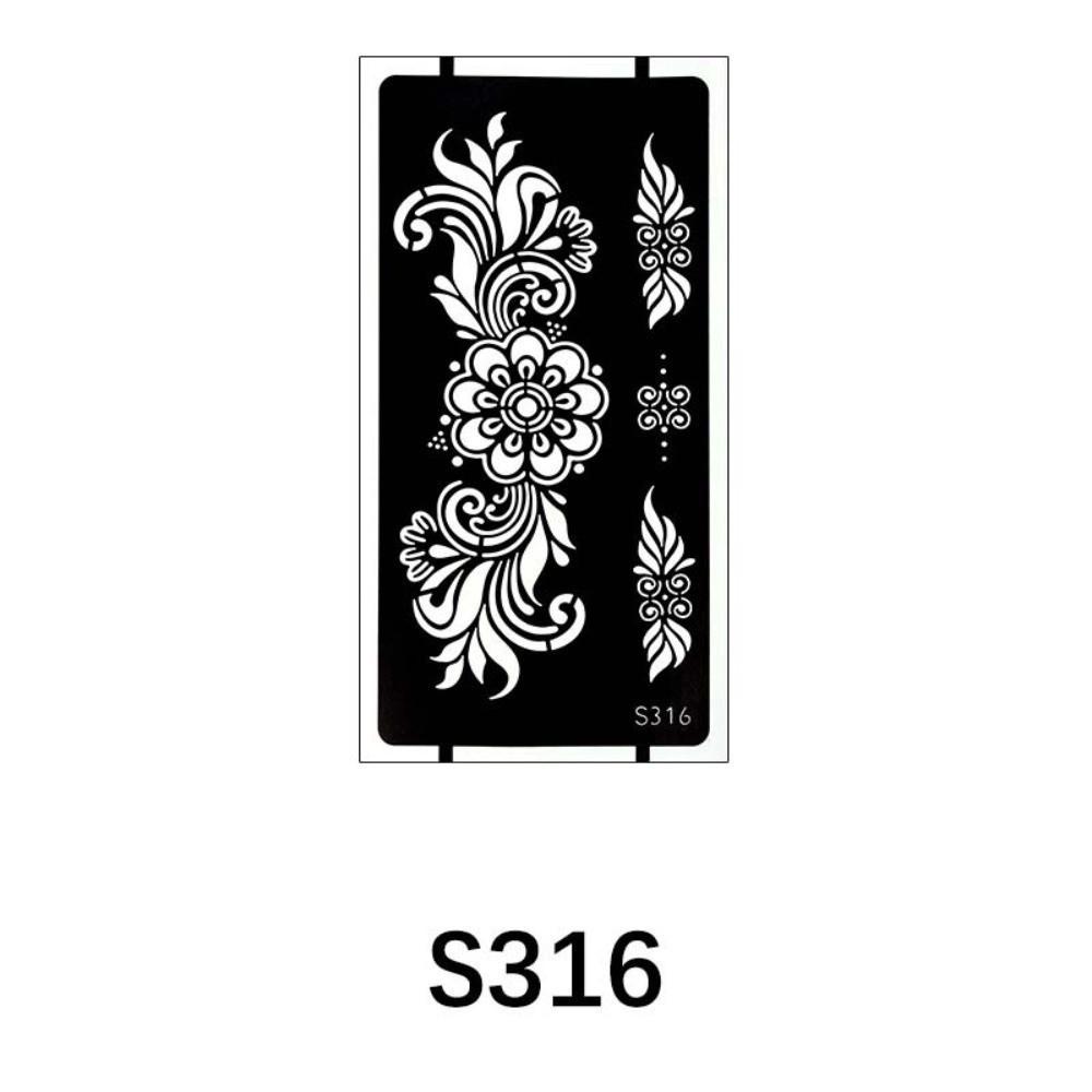 Lace Fake Tattoo Temporary Tattoo Template Mehndi Stickers Henna Tattoo Decals India Mehndi