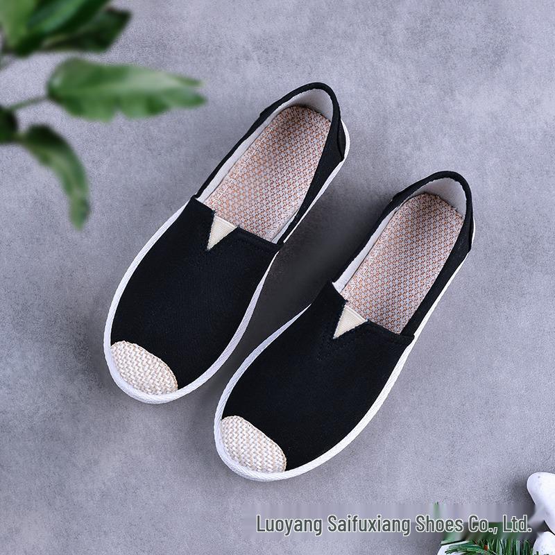 2024 Low-Top Women’s Casual Canvas Shoes - Soft Sole, Old Beijing Style