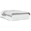 VidaXL Cadre de lit avec tiroirs blanc 120x200 cm bois d'ingénierie, lit, lit de rangement, cadre de lit double, lit double 3280391