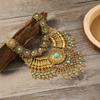 Retro Ethnic Water Drop Tassel Necklace and Sweater Clavicle Chain Accessories