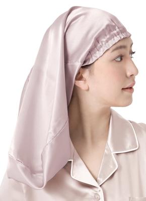 SEAWIND Silk Night Cap for Long Sleeping Hair Cap for Keeps Hair Shiny and Beautiful 100% Hair, 100% Silk, Cap, Sleeping, (Rose Pink)