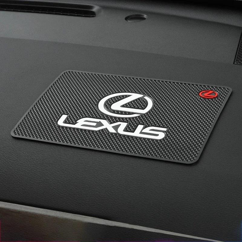 For Lexus F SPORT ES RX NX LS UX LM LX GX LC RZ IS CT GS RC HS  PVC Silicone Car Dashboard Non-Slip Mat Anti-Slip Pad SQ0