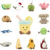 Dragon Amuseables Fruit Chestnut Glasses Rugby Plush Toy Stuffed Doll Kids Gift