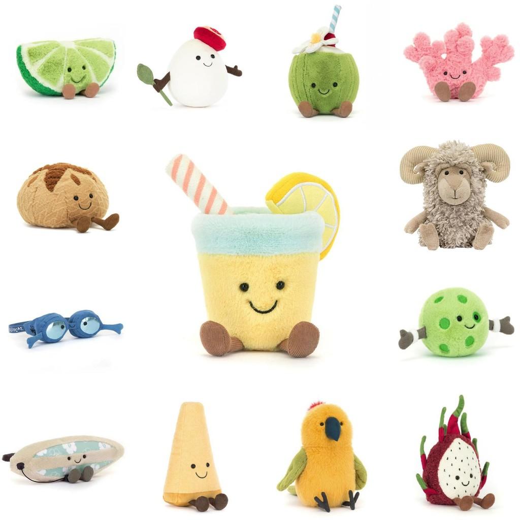 Dragon Amuseables Fruit Chestnut Glasses Rugby Plush Toy Stuffed Doll Kids Gift