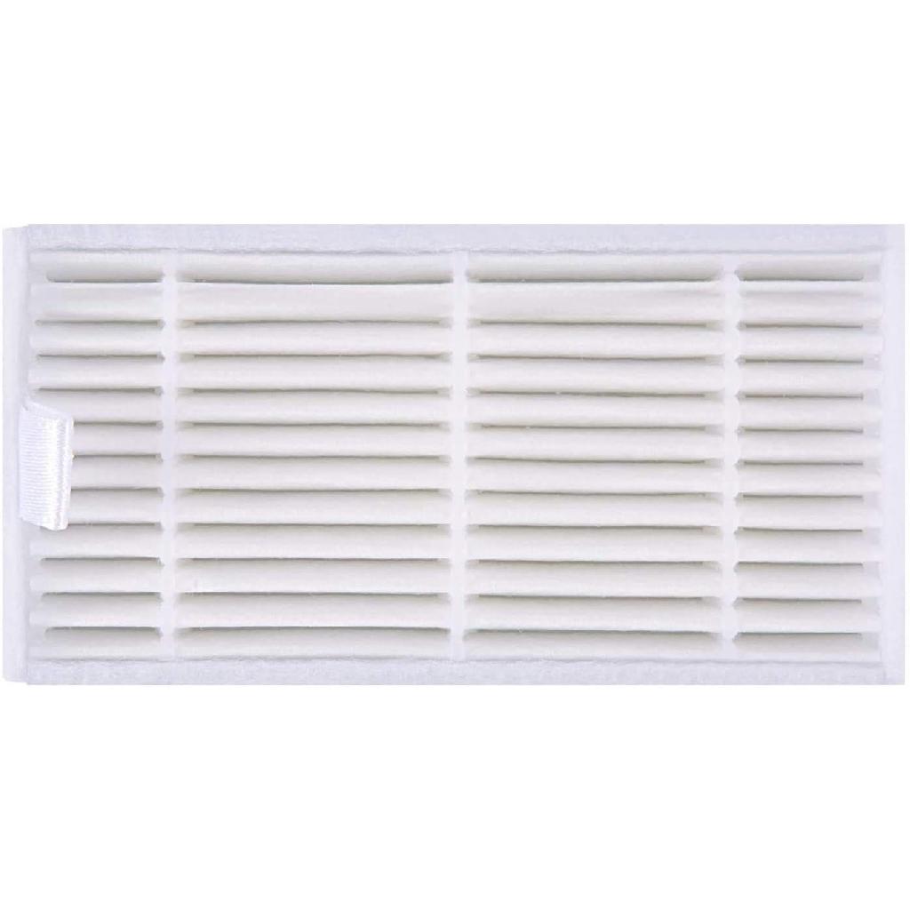 Replacement Filter & Brush Accessories Compatible with ILIFE V3s V3s Pro, V5, V5s, V5s Pro Robot Vacuum Cleaner, 10 Filters + 10 Side Brushes