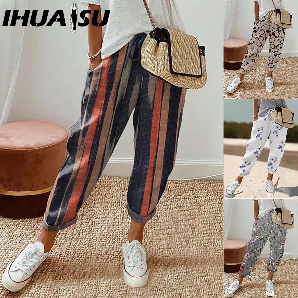 IHUASU Women's Fashion Casual Pants & Capris