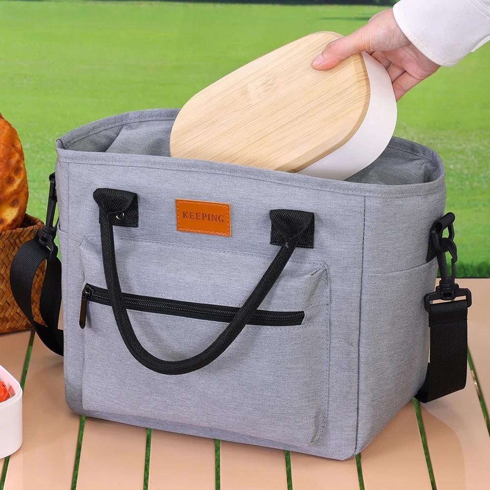 Portable Insulated Bag for Office Workers To Pack Lunch Box Bag with Rice Portable Lunch Box Bag Picnic Waterproof Ice Bag
