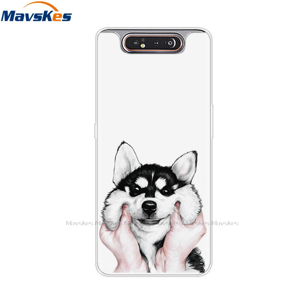 Per Samsung Galaxy A80 Custodia A805 Silicone Morbido TPU Custodia per Telefono Per Samsung A80 2019 A 80 GalaxyA80 A805F A805 SM-A805F/DS Copertura