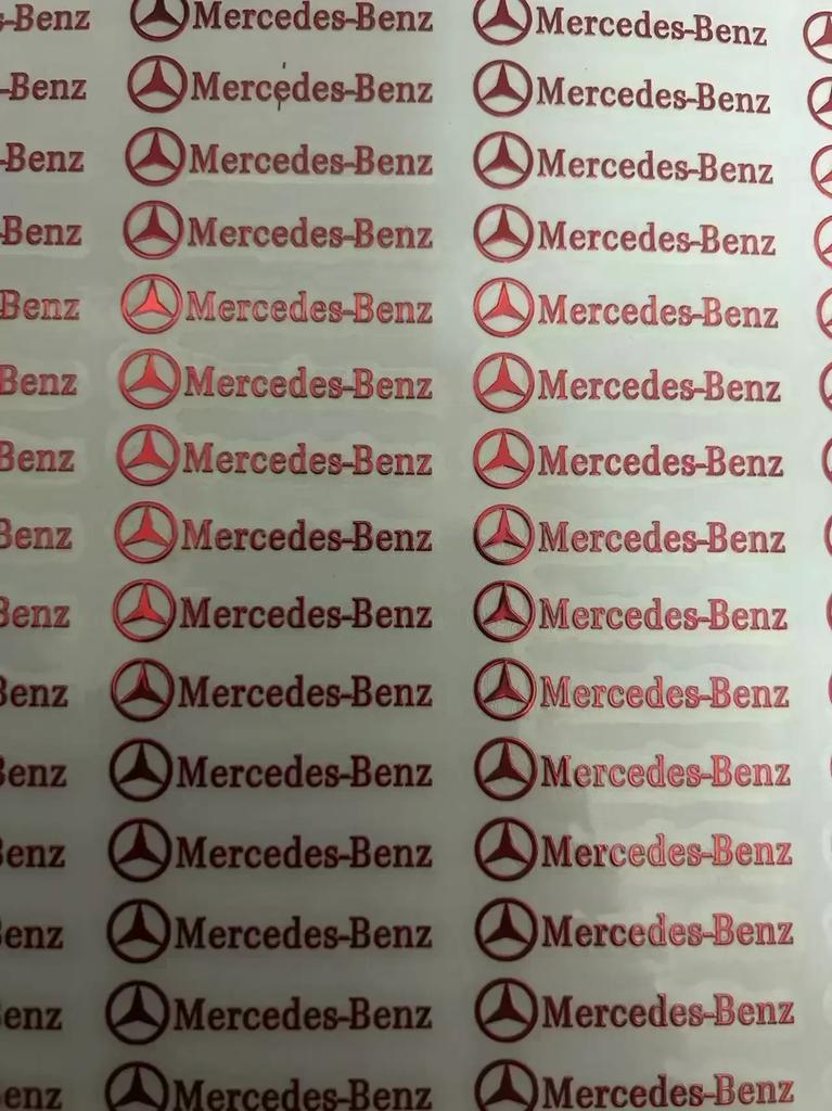 Car Interior Decals Auto Emblem Sticker Accessories For Mercedes Benz AMG Brabus Maybach Smart W204 GLC CLA GLK W205 W203 W206