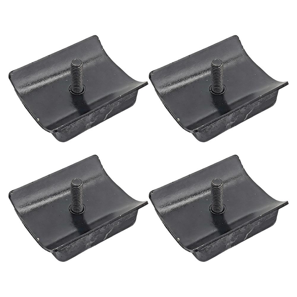 Leaf Spring Retainer Rubber Buffer Pad Set 4 for Isuzu For NRR For NPR For NPR HD NQR 1986 to 2024 Construction 4pcs